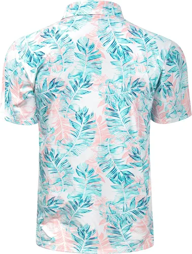Miniatura 47 de TAPULCO Camisetas tipo polo de secado rápido para hombre, diseño de camuflaje, atléticas, ligeras, transpirables, casuales, para golf