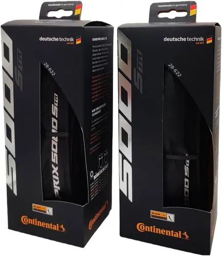 Miniatura 8 de Continental Grand Prix 5000 S TR - Tubeless Road Bike Tire Fast, Light, Durable - BlackChili, Vectran Breaker, LazerGrip, Active Comfort Negro