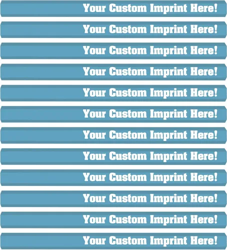 Miniatura 7 de Express Pencils Lápiz de carpintero personalizado azul brillante con tu nombre, logotipo o mensaje, paquete de 12 unidades, fabricado en Estados