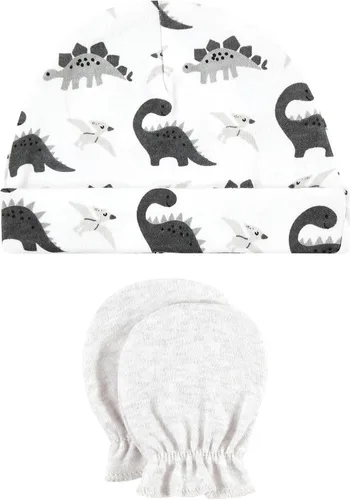 Miniatura 4 de Hudson Baby baby-girls Cotton Cap and Scratch Mitten Set