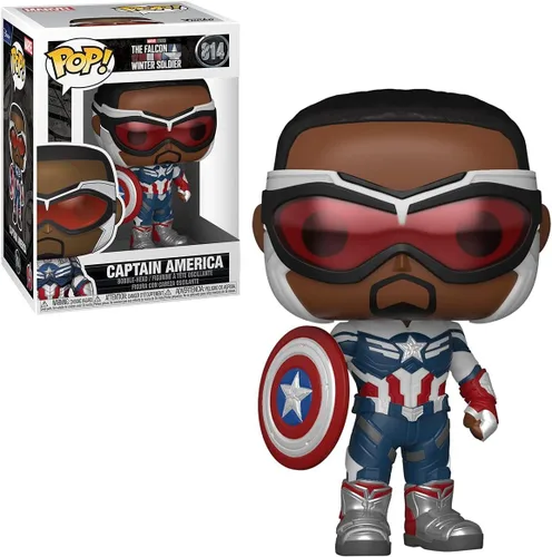 Miniatura 2 de POP Marvel: Falcon y el Soldado de Invierno – Figura de vinilo Pop de Sam Wilson como Capitán América Funko Pop