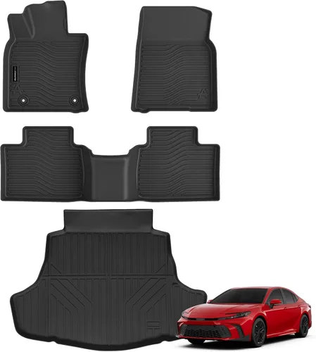 Miniatura 33 de Auxko Alfombrilla de carga para todo tipo de clima, apta para Toyota 4Runner 2026 2025 de 5 plazas, versión de gasolina, accesorios protectores, sin