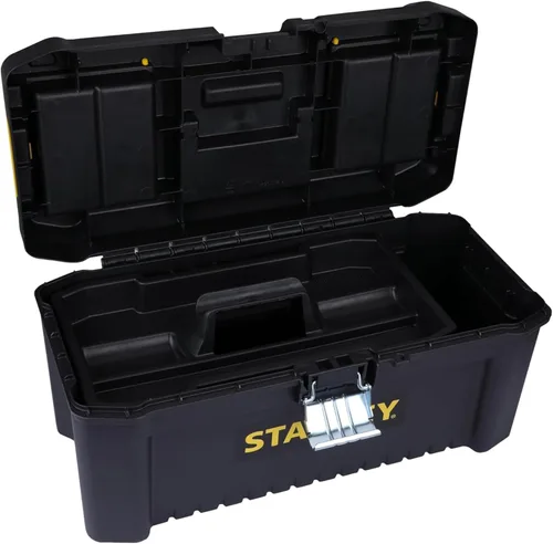 Miniatura 26 de STANLEY Caja de herramientas esenciales (16 pulgadas), solución de almacenamiento duradera con bandeja extraíble y organizadores