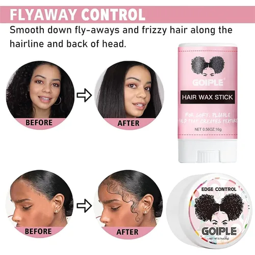 Miniatura 7 de Pegamento de peluca de 1.34 onzas, pegamento de peluca impermeable con encaje frontal para pelucas con herramientas y varilla de cera para cabello