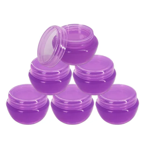 Beauticom - Frascos (0.35 oz / 0.3 fl oz) esmerilados con revestimiento interior para guardar exfoliantes, aceites, ungüentos, cremas, lociones,