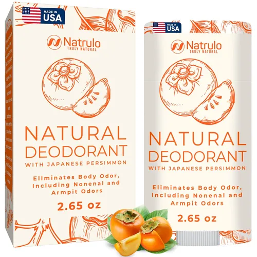 Desodorante caqui – Desodorante de cuerpo entero totalmente natural para mujeres y hombres – Extracto de caqui japonés que ayuda a eliminar el olor