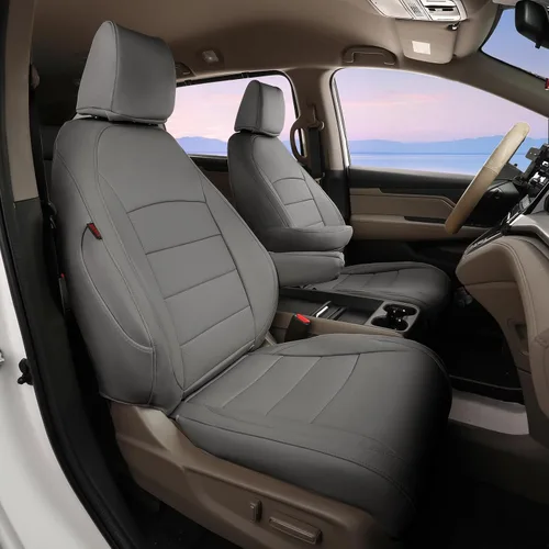 Miniatura 17 de coverdream Odyssey Fundas de asiento de automóvil de ajuste personalizado para Honda Odyssey 2004-2010, asiento de capitán de 2ª fila, totalmente