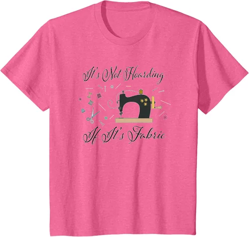 Miniatura 65 de It's Not Hoarding If Its - Camiseta de costura para acolchado, Blanco, S