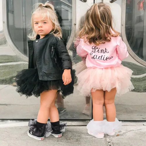 Miniatura 3 de BQUBO - Calcetines de encaje con ojales y volantes, calcetines de encaje para recién nacidobebéniños pequeñosniños pequeños con volantes de verano