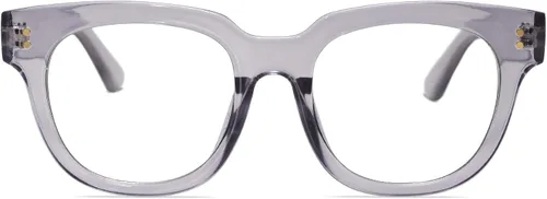 Miniatura 8 de SOJOS Oversized Square Anti Blue Light Blocking Glasses for Women Thick Computer Eyeglasses Double Metal Studs SJ5053B