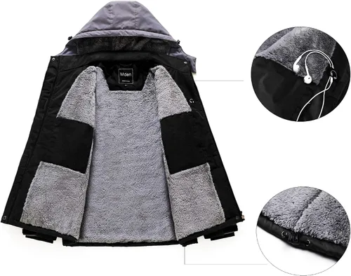 Miniatura 2 de Chaqueta de esquí impermeable para mujer, resistente al viento, con aislamiento de forro polar