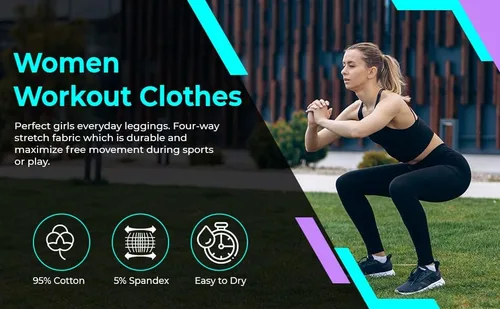 Miniatura 4 de X Women's 2 Pack Joggers Ultra-Soft Lounge Joggers Athletic Yoga Pants with Pockets & Drawstring Black
