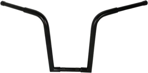 Miniatura 10 de XFMT - Manubrio de motocicleta color negro de 10" de elevación Batwing APE con colgadores de 1-1/4" para Harley Sportster XL Softail Dyna Road King
