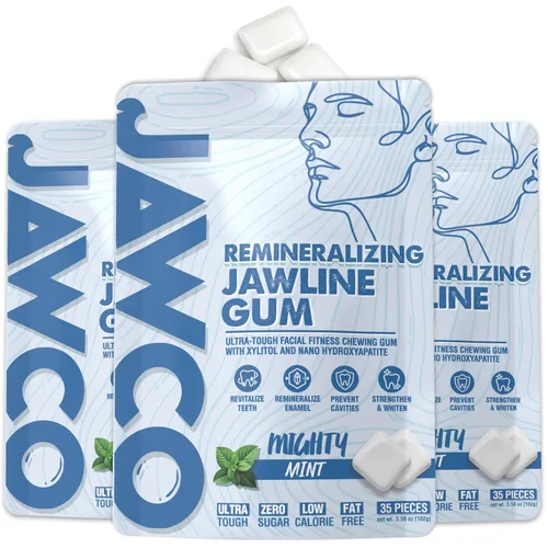 Miniatura 29 de JAWCKO Chicle Ultra-Resistente para Mandíbula Obtén una Mandíbula Más Fuerte y Cuadrada Chicle Duro de Entrenamiento para Mandíbula Fuerza 15X
