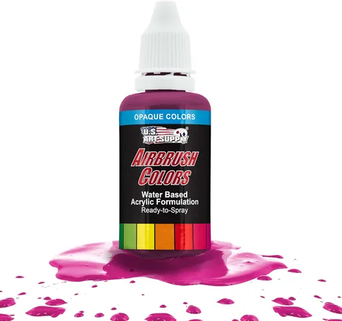 Miniatura 21 de U.S. Art Supply Opaque Lake Blue - Pintura acrílica para aerógrafo con efectos especiales, 8 onzas, lista para rociar, pintura con pincel de aire a