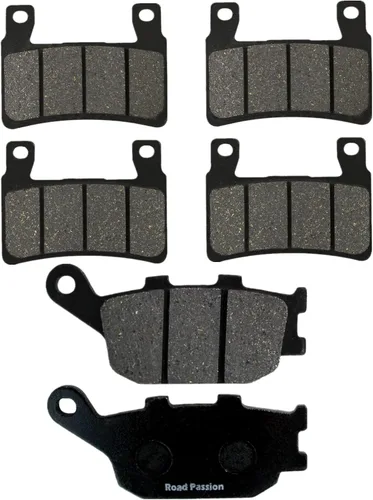 Road Passion Pastillas de freno delanteras y traseras para HONDA CBR600 CBR 600 F1 F2 F3 F4 F4i F5 F6 deporte 1999-2007 CB 400 2004-2005 CB 1300