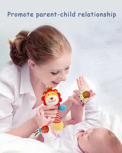 Miniatura 11 de Sonajeros de muñeca para bebés de 0 a 6 meses, calcetines para pies y piernas, tobillos, brazos, mano, pulsera, agitador para niños y niñas de 6 a
