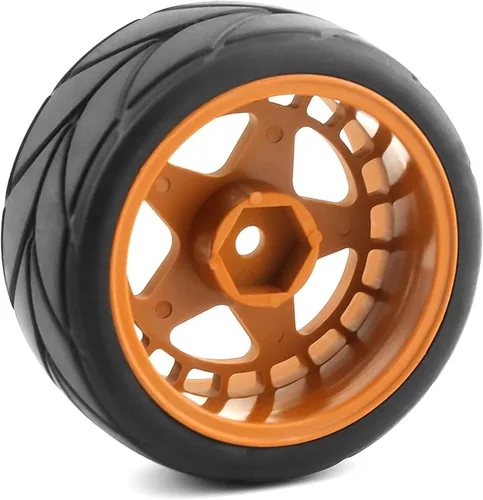 Miniatura 4 de Lifehead - Llantas de goma y ruedas de 2.559 in en carretera, cubo hexagonal de 0.472 in para HPI Ken Block Tamiya XV01 TT01 TT02B Kyosho FAZER MK2
