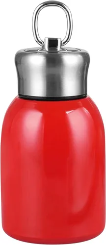 Miniatura 10 de Mini botella de agua aislada al vacío de acero inoxidable para bebidas frías y calientes, taza de café de viaje 10.2 oz /10.1 fl oz (negro)