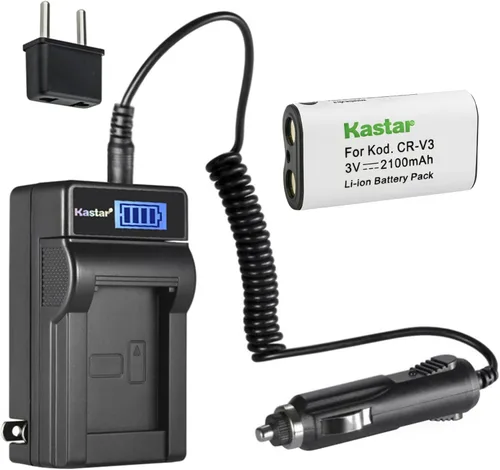 Miniatura 8 de Kastar CR-V3 - Cargador de batería LCD de CA compatible con Sanyo Xacti DSC-SX550, Xacti DSC-SX560, Xacti DSC-X100, Xacti DSC-X110, Xacti DSC-X200
