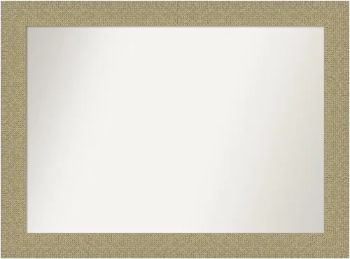 Miniatura 16 de Amanti Art Espejo de pared personalizado no biselado (24.25 x 24.25 pulgadas), marco dorado de mosaico, varios tamaños personalizados, espejo