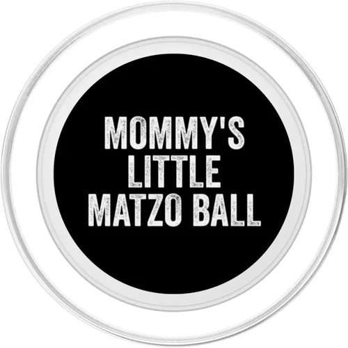 Miniatura 2 de Funny Mommy's Little Matzo Ball Jewish Hanukkah PopSockets MagSafe PopGrip para iPhone