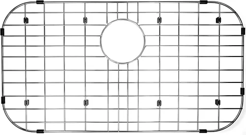 Miniatura 10 de Protector de Fregadero Grande para Fregadero de Cocina, Rejilla de Fregadero de Acero Inoxidable 28.8" X 14.8", Rejilla de Fregadero de Metal