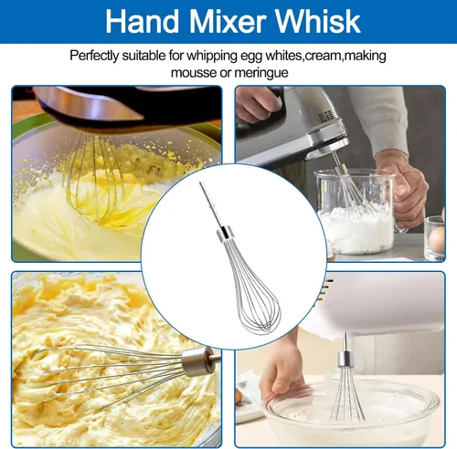 Miniatura 4 de Mezclador de mano de cocina para batidor KitchenAid Accesorios para batidor KHMPW, KHM512BM, KHM2B, AP5644233, KHM3, KHM5, W10720799 batidor