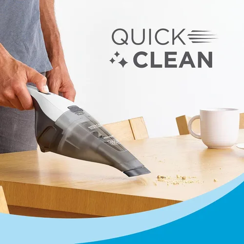 Miniatura 14 de Black + Decker Dustbuster – Aspiradora de mano sin cable, portátil, recargable para coche, montaje en pared, succión fuerte QuickClean (HNVC215B10)