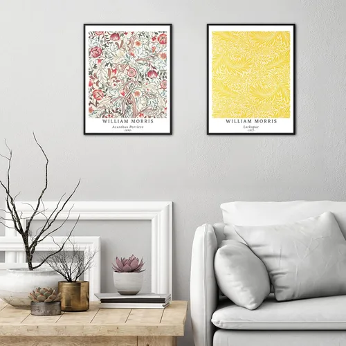 Miniatura 7 de Berkin Arts Juego de 4 impresiones artísticas sin marco, arte giclée, arte de flores de 8 x 10 pulgadas, decoración del hogar, plantas botánicas