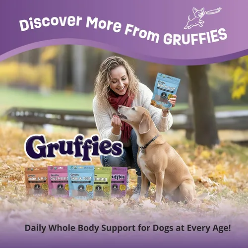 Miniatura 9 de Golosinas orgánicas para perros para el bienestar diario, sabor a mantequilla de maní con superalimentos, alto contenido de proteínas y omega-3