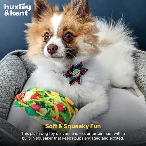 Miniatura 6 de Huxley & Kent Juguete Divertido para Perros con Chirriador – Juguetes de Felpa Power Plush Chirriantes para Perros Pequeños, Medianos y Grandes