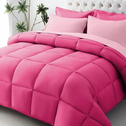 Miniatura 10 de JOLLYVOGUE Juego de edredón individual XL, cama ultrasuave en una bolsa, tamaño individual XL, 5 piezas, juego de ropa de cama certificado Oeko-TEX