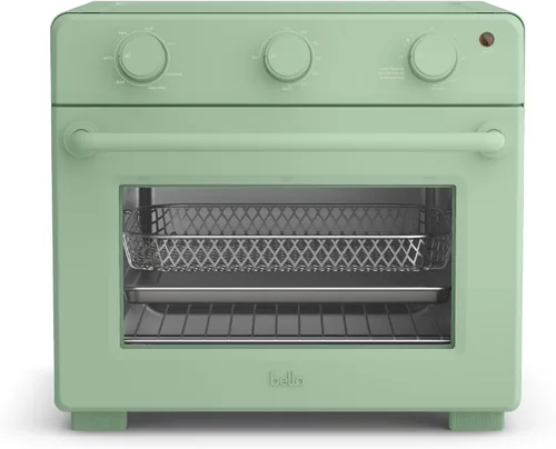 Miniatura 10 de Horno tostador Air Fry bella, 7 opciones de cocción preestablecidas, bandejas revestidas EverGood aptas para lavavajillas incluidas, apagado Ciruela