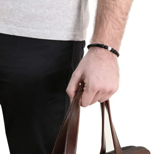 Miniatura 4 de Brazalete de gemas semipreciosas para curar los chacras para hombres y mujeres cristal contra la ansiedad piedra natural para aliviar el estrés