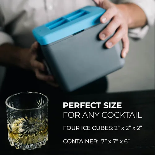 Miniatura 6 de True Cubes Máquina de cubitos de hielo transparente y bandeja de almacenamiento de hielo