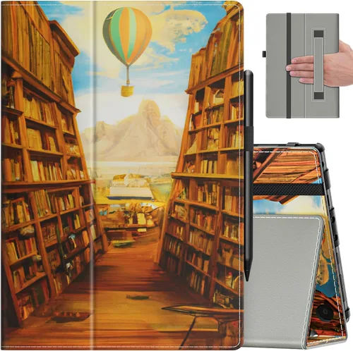 Miniatura 27 de VORI Funda para tableta Amazon Kindle Fire HD 10 (13ª/11ª generación 2023/2021) y Fire HD 10 Plus – Funda plegable delgada con función