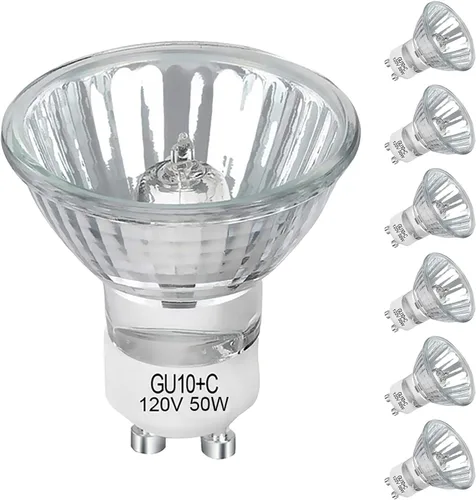 Miniatura 9 de Bombilla halógena GU10 de 25 vatios NP5 de repuesto para calentador de velas, quemador de cera aromática, fragancia derretida, GU10+C 120V 25W, MR16