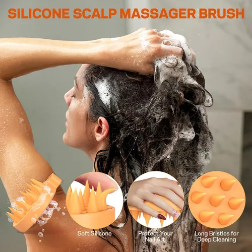 Miniatura 6 de AMOADO Exfoliante para el Cuero Cabelludo, Exfoliante para el Cuero Cabelludo con Aceite de Semilla de Calabaza con Biotina y Romero, Desintoxicante