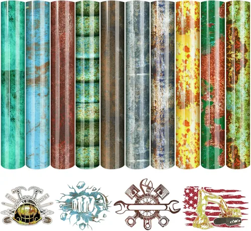 Miniatura 14 de Tintnut Real Tree Vinilo de transferencia de calor - 10 hojas de 10 x 12 pulgadas con patrón camuflaje para vinilo adhesivo para cazadores al aire