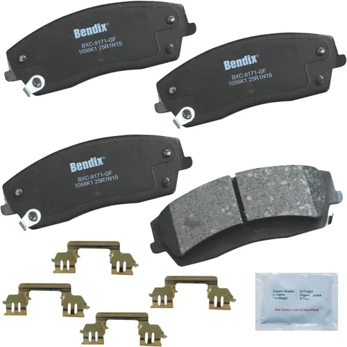 Miniatura 228 de Pastillas de freno delanteras cerámicas Bendix Priority1 CFC2302 para Hyundai Elantra 2021, Sonata 2022-2020, Kia K5 2023-2021
