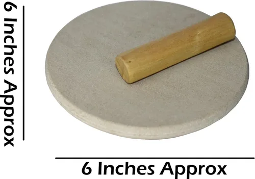 Miniatura 2 de Tabla de piedra natural hecha a mano con 1 palo de sándalo blanco puro (Chandan) El mejor artículo para adorar y traer buena suerte de Dios