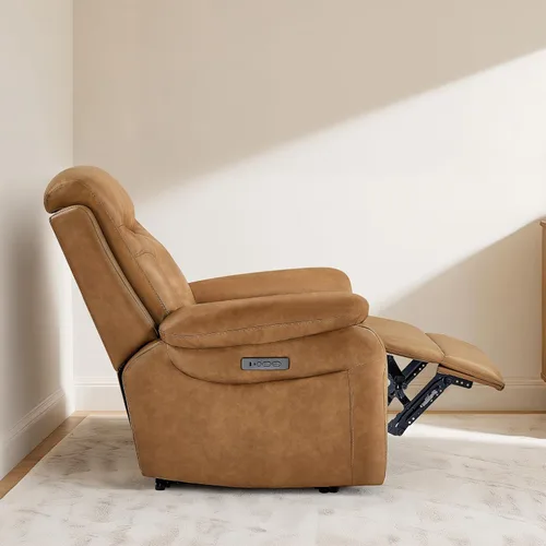 Miniatura 8 de KISLOT Power Recliner Chair Wall Hugger Recliner with Adjustable Headrest and Footrest Dual Motor Electric Faux Leather Reclining Sofa with