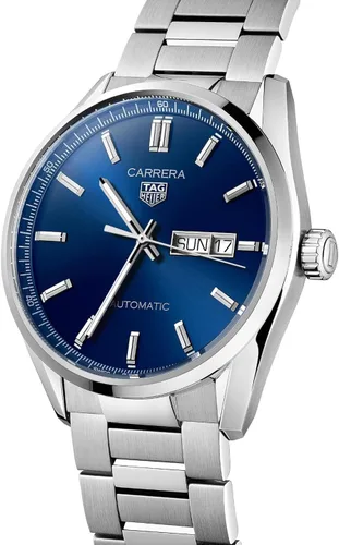 Miniatura 2 de TAG Heuer Reloj automático Carrera - Diámetro de 1.614in WBN2012.BA0640, Azul Patchwork, 41 mm, Clásico
