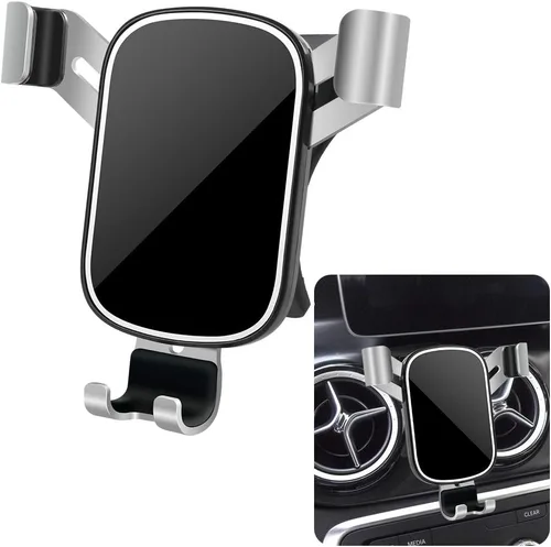 Miniatura 8 de LUNQIN - Soporte para teléfono de coche para Mercedes-Benz Clase CLA 2020 2021 2022 2023 2024 2025 CLA250 AMG 35 45 S y Benz Clase A 2019-2022 A220