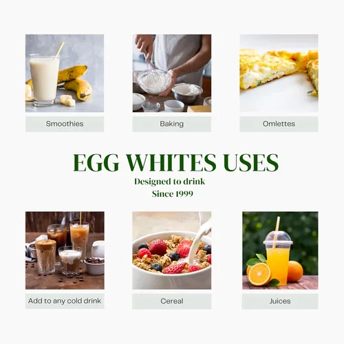Miniatura 8 de Egg Whites International - Proteína líquida 100% pura de clara de huevo diseñada para beber. AHORA 100% SIN JAULA (4 galones)