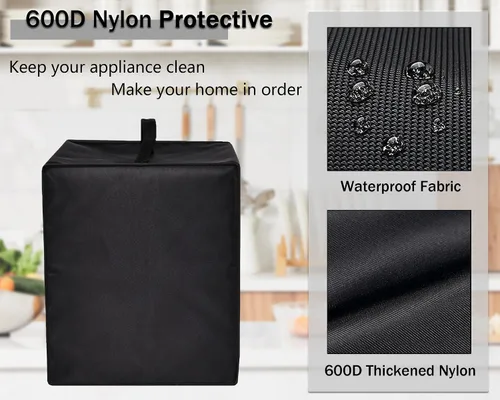 Miniatura 4 de Funda para freidora de aire, resistente al calor, tela de nailon impermeable, funda protectora contra el polvo para freidora de aire Ninja AF101 4