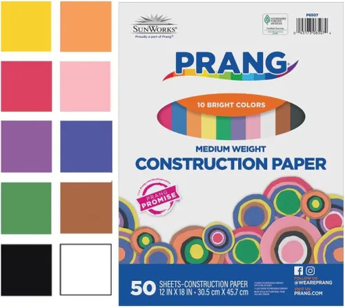 Miniatura 2 de Pacon SunWorks Papel de construcción, Variados 10 Colores surtidos