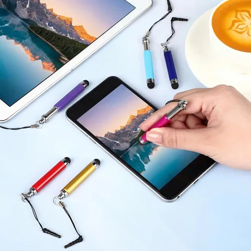 Miniatura 3 de Relaxweex 20 mini lápices capacitivos y resistentes para pantalla táctil, lápiz capacitivo retráctil para todos los teléfonos inteligentes