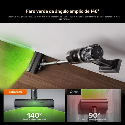 Miniatura 5 de Roborock H60 Hub Ultra Aspiradora Inalámbrica con Estación de Vaciado Automático, Aspiradora de Mano con Succión Mejorada de 210AW para el Hogar